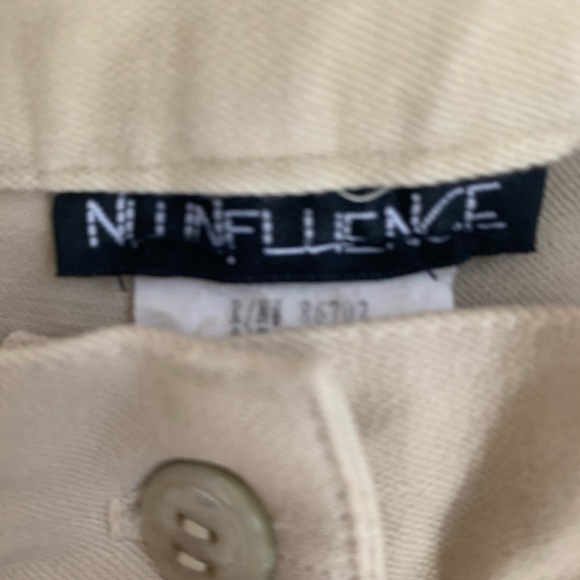 NU Influence 5 Pocket Style Cream Vintage Pants - Picture 7 of 11